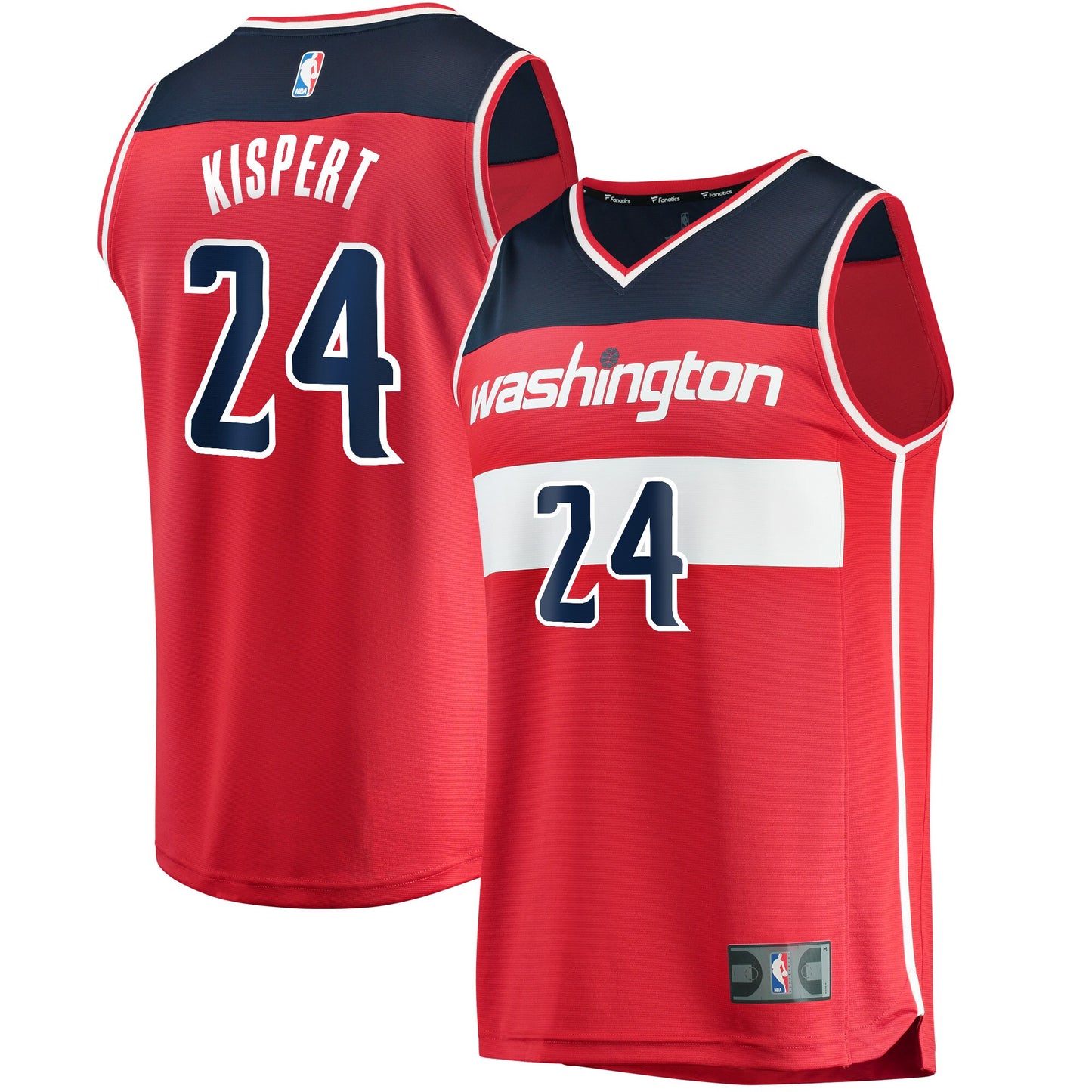 Corey Kispert Washington Wizards Fanatics Branded Youth 2021 NBA Draft First Round Pick Fast Break Replica Jersey Red - Icon Edition
