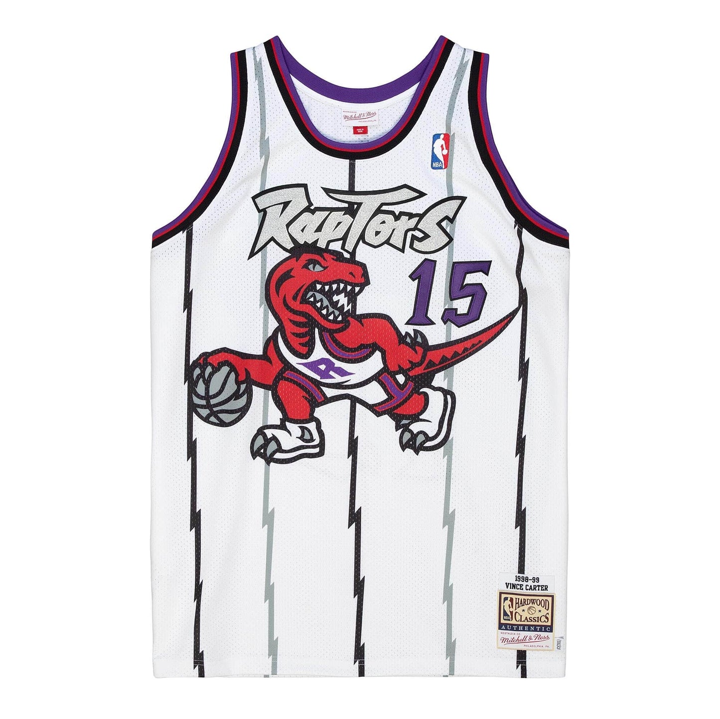 Authentic Jersey Toronto Raptors 1998-99 Vince Carter