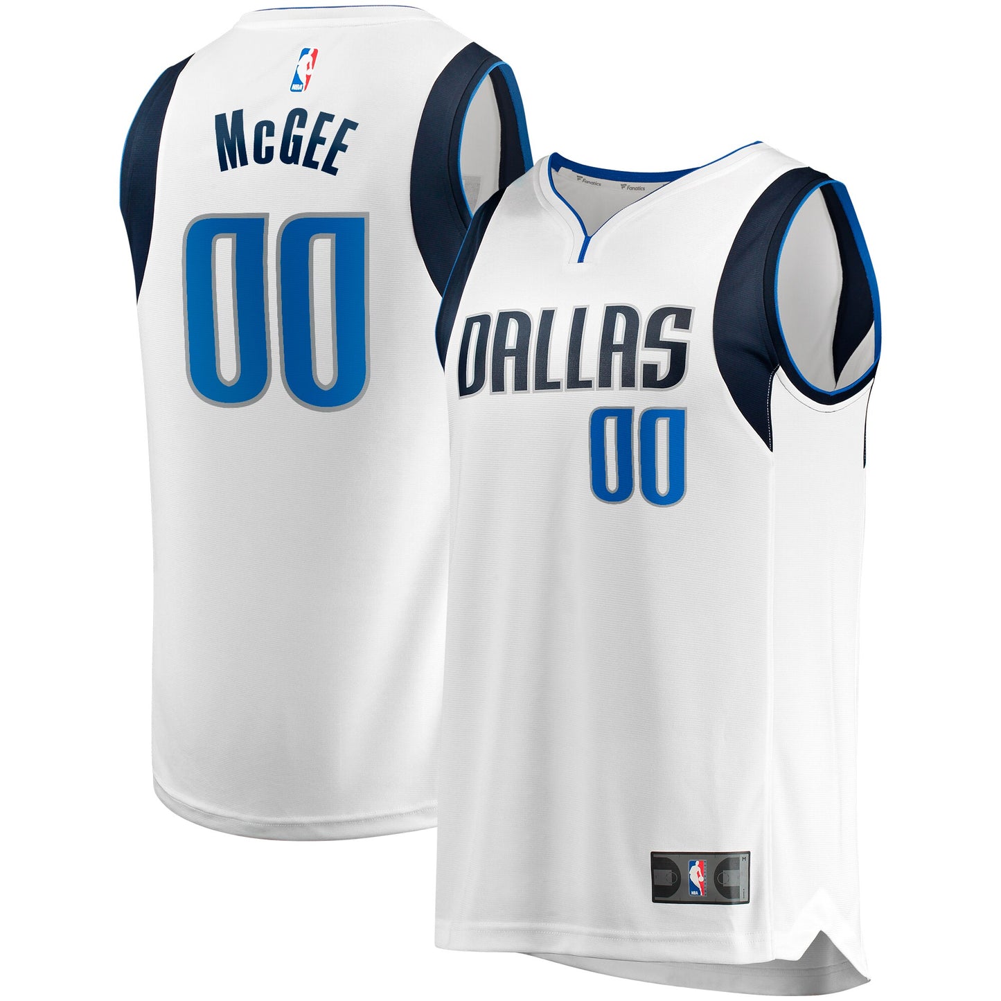 JaVale McGee Dallas Mavericks Fanatics Branded Fast Break Player Jersey - Association Edition - White