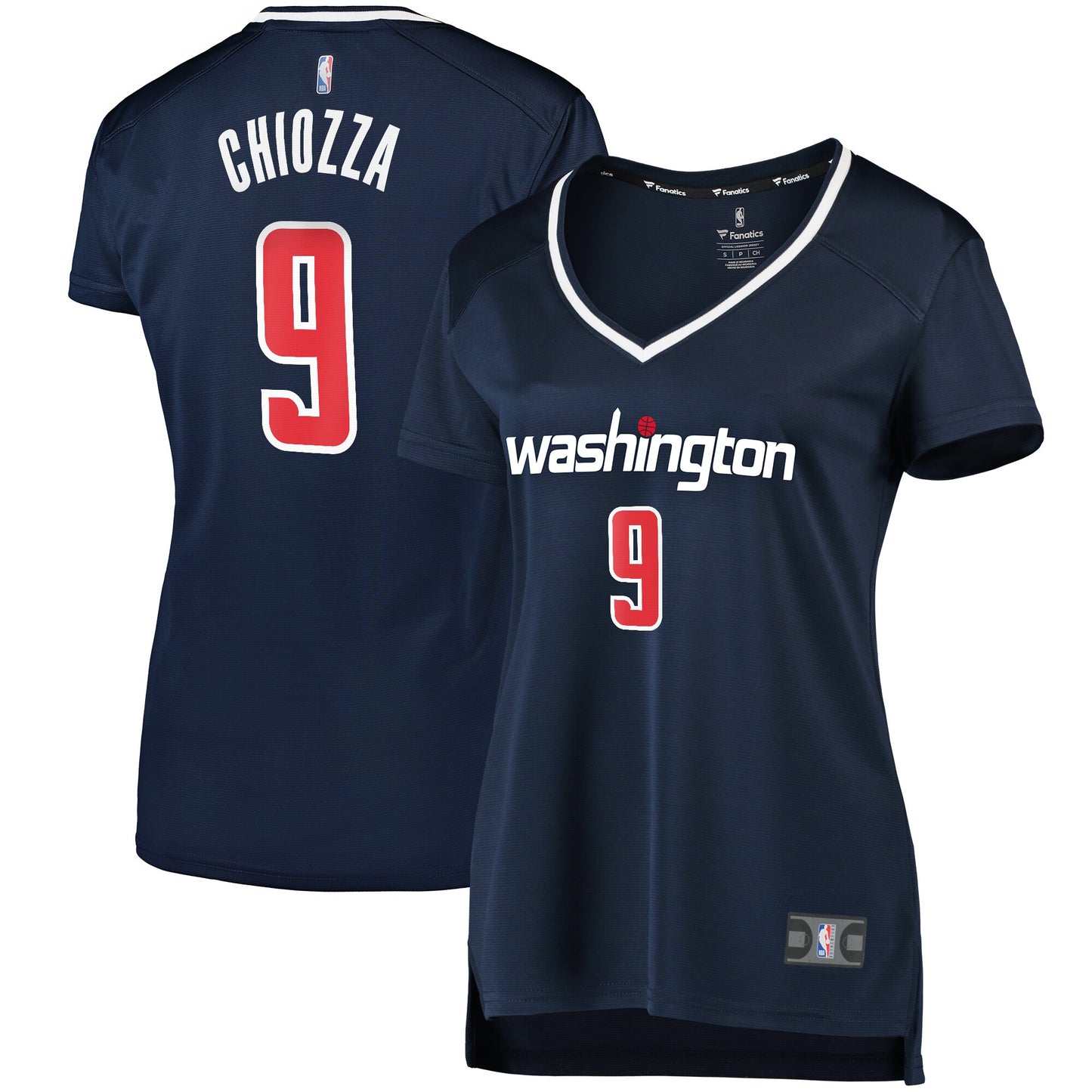 Chris Chiozza Washington Wizards Fanatics Branded Women's Fast Break Player Jersey - Statement Edition - Navy
