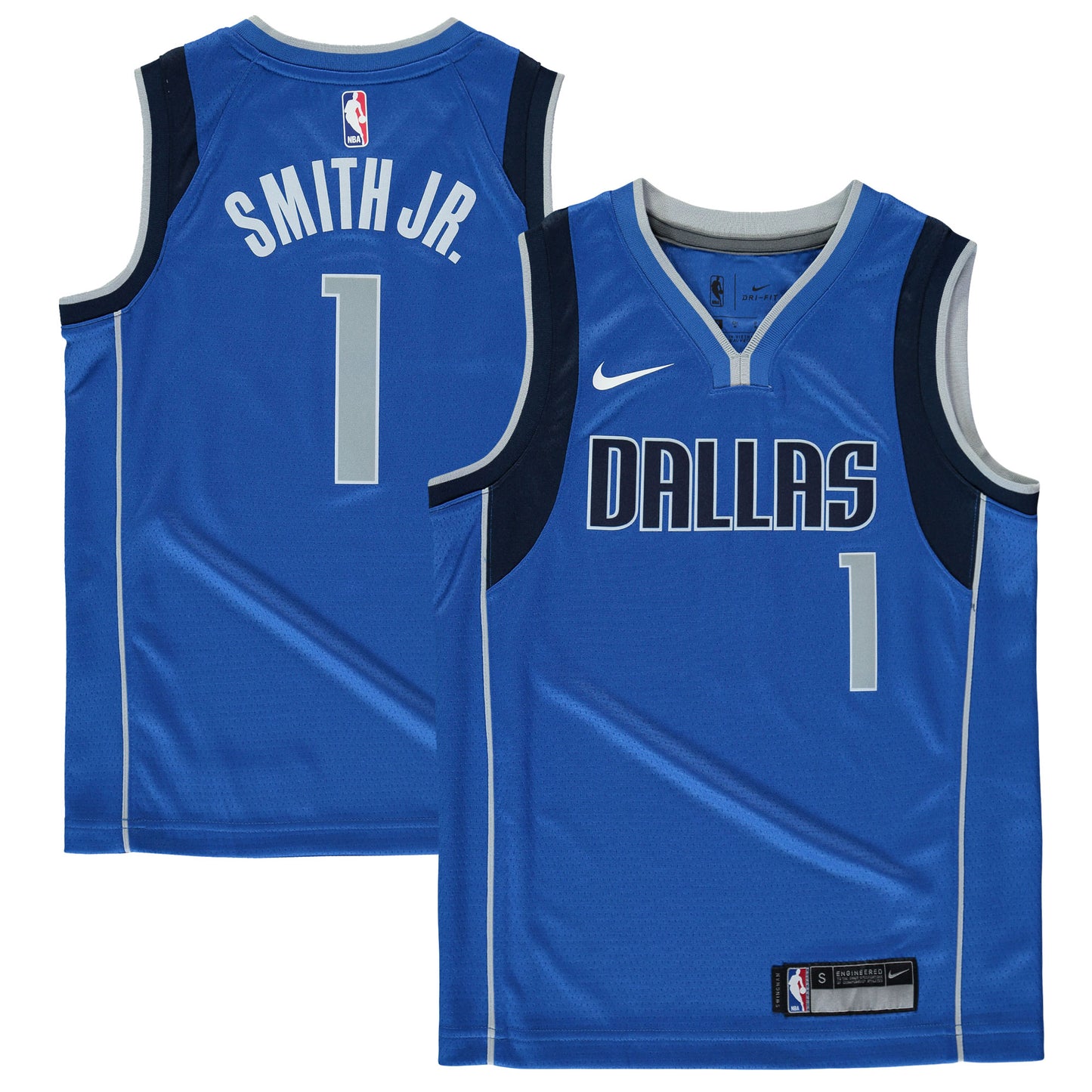 Dennis Smith Dallas Mavericks Nike Youth Swingman Jersey Blue - Icon Edition