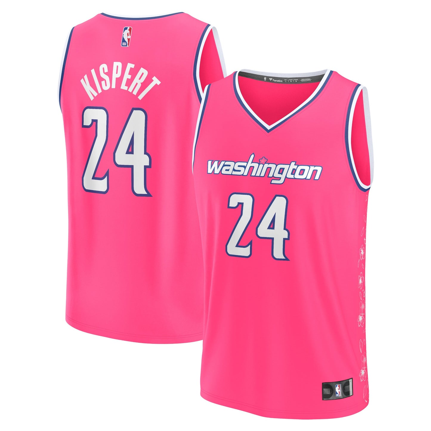 Corey Kispert Washington Wizards Fanatics Branded 2022/23 Fastbreak Jersey - City Edition - Pink
