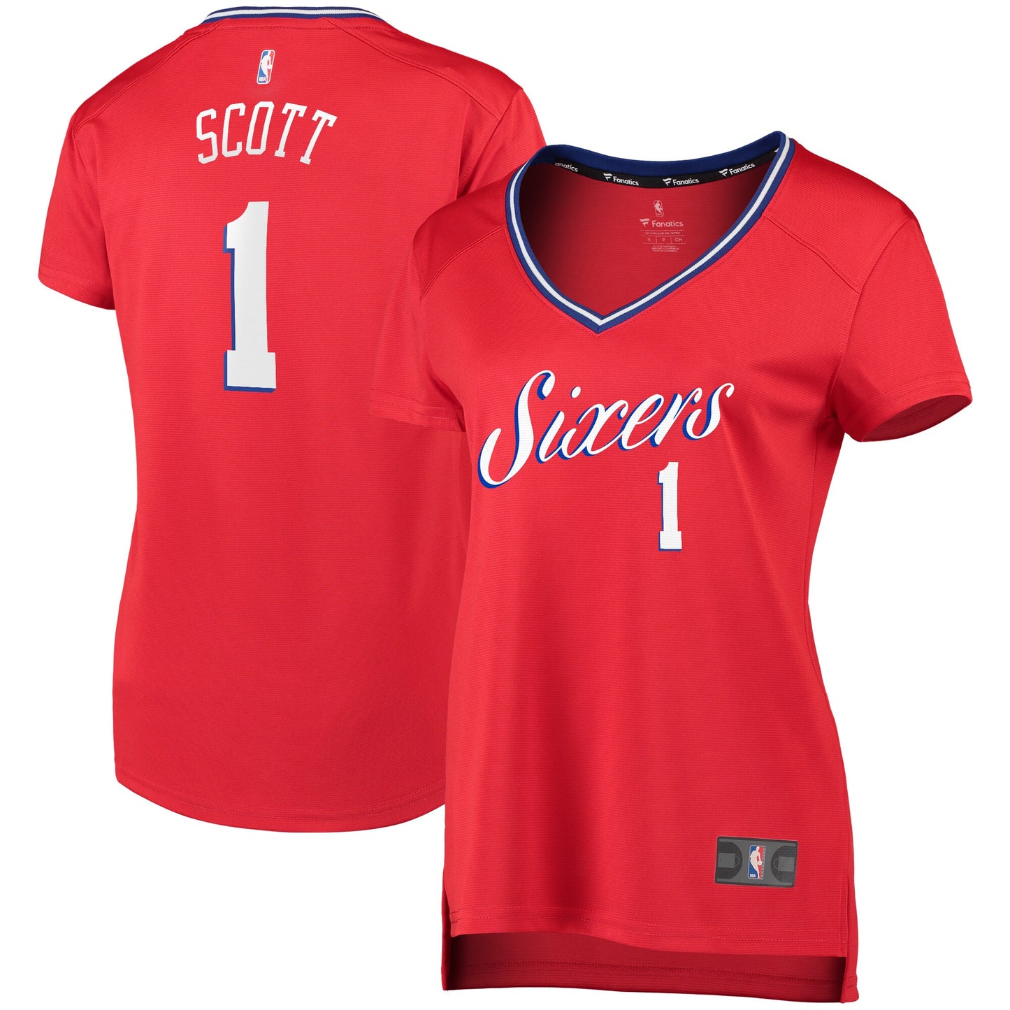 Mike Scott Philadelphia 76ers Fanatics Branded Women's Fast Break Replica Player Jersey - Statement Edition - Red