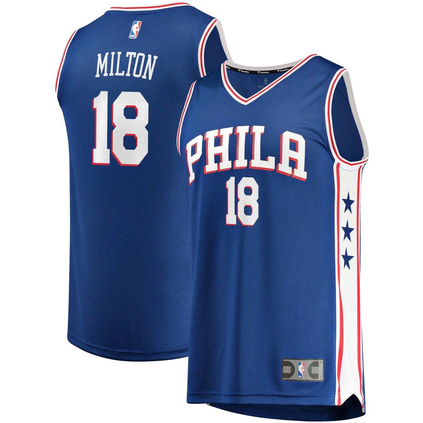 Shake Milton Philadelphia 76ers Fanatics Branded Fast Break Replica Jersey - Icon Edition - Royal