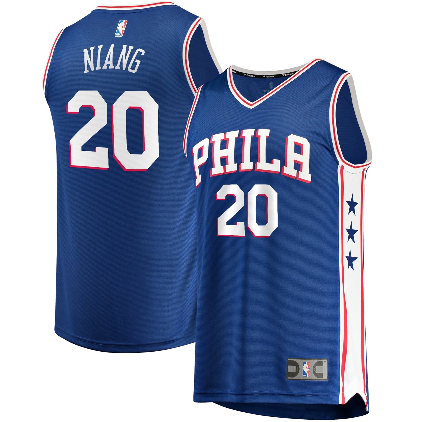 Georges Niang Philadelphia 76ers Fanatics Branded 2021/22 Fast Break Replica Jersey - Icon Edition - Royal
